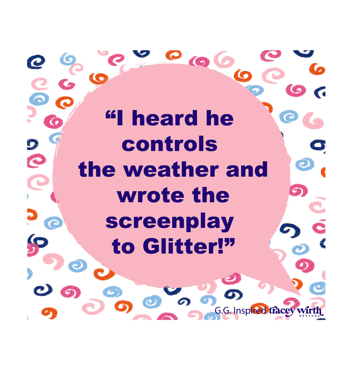 An Inspired Starz Hollow Sticker: HE CONTROLS THE WEATHER