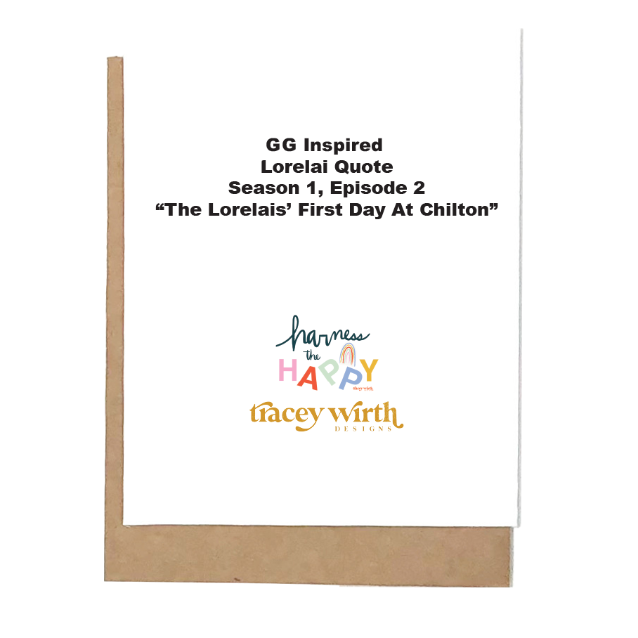 An Inspired Starz Hollow Greeting Card: IT'S FURRY