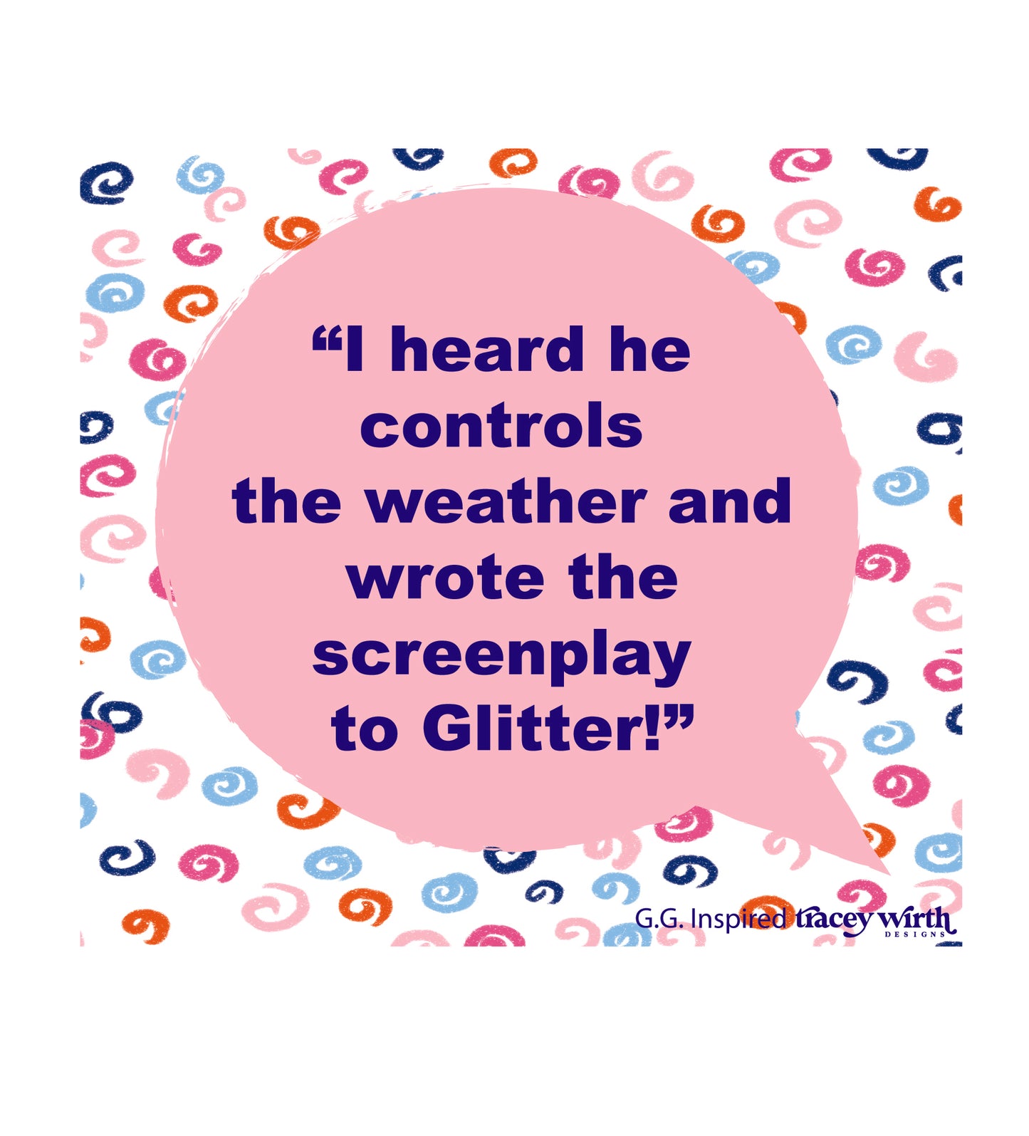 An Inspired Starz Hollow Sticker: HE CONTROLS THE WEATHER