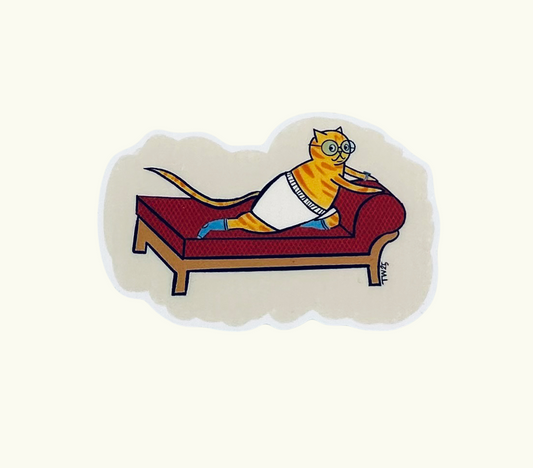 "Posing Cat" Sticker