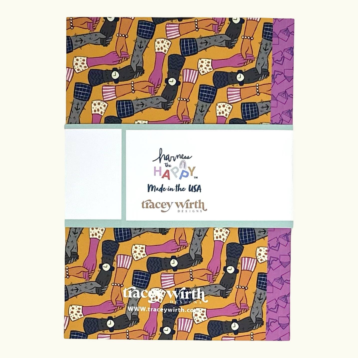 Journal/Sketchbook Fun Patterns and 100 blank pages (A5 sized)
