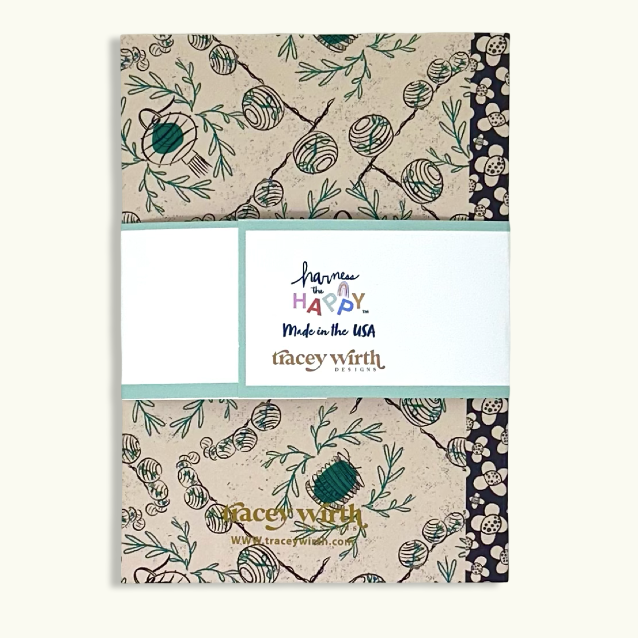 Journal/Sketchbook Fun Patterns and 100 blank pages (A5 sized)