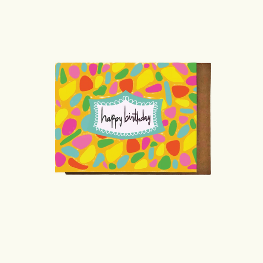 Brightly Colored Birthday Card