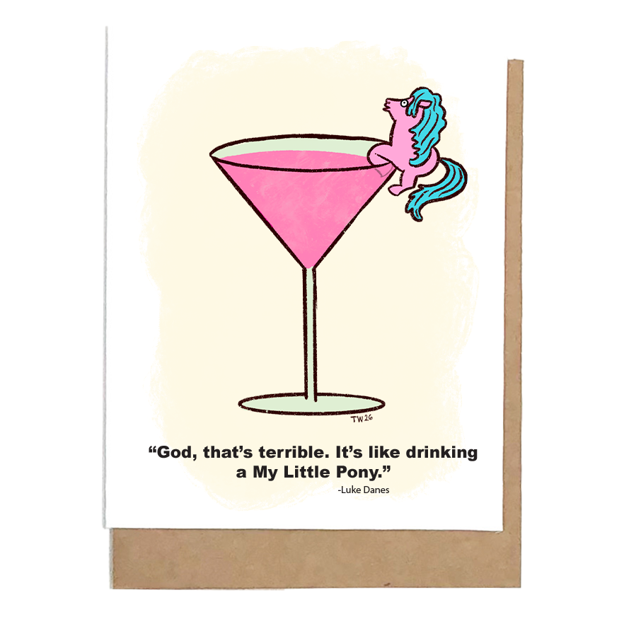 An Inspired Starz Hollow Greeting Card: My Little Pony