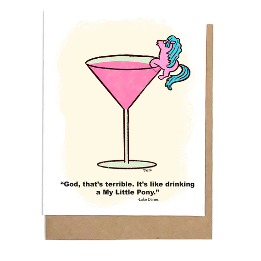 An Inspired Starz Hollow Greeting Card: My Little Pony
