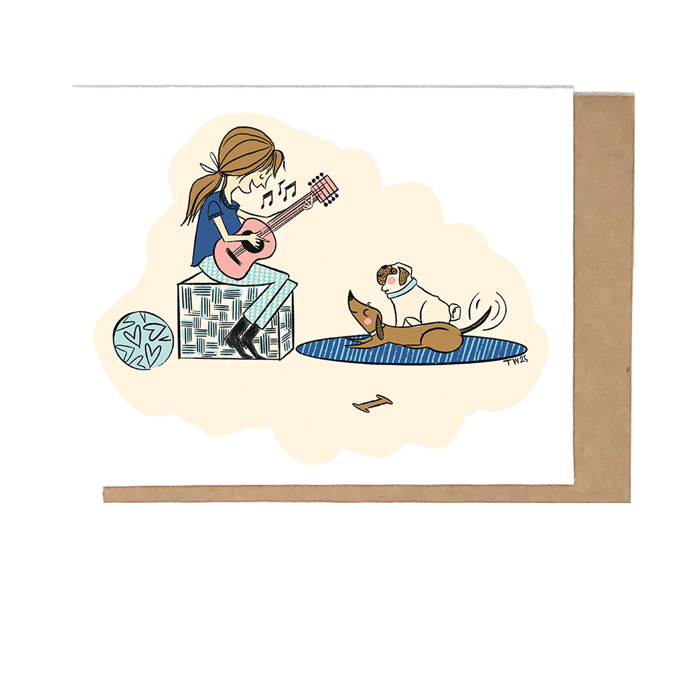 Sing A Song Greeting Card