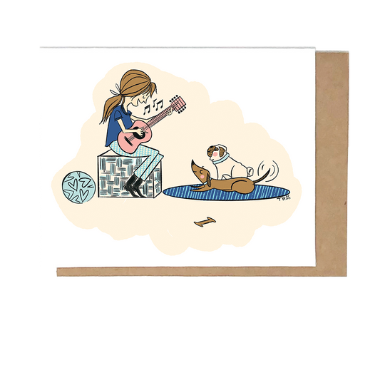 Sing A Song Greeting Card