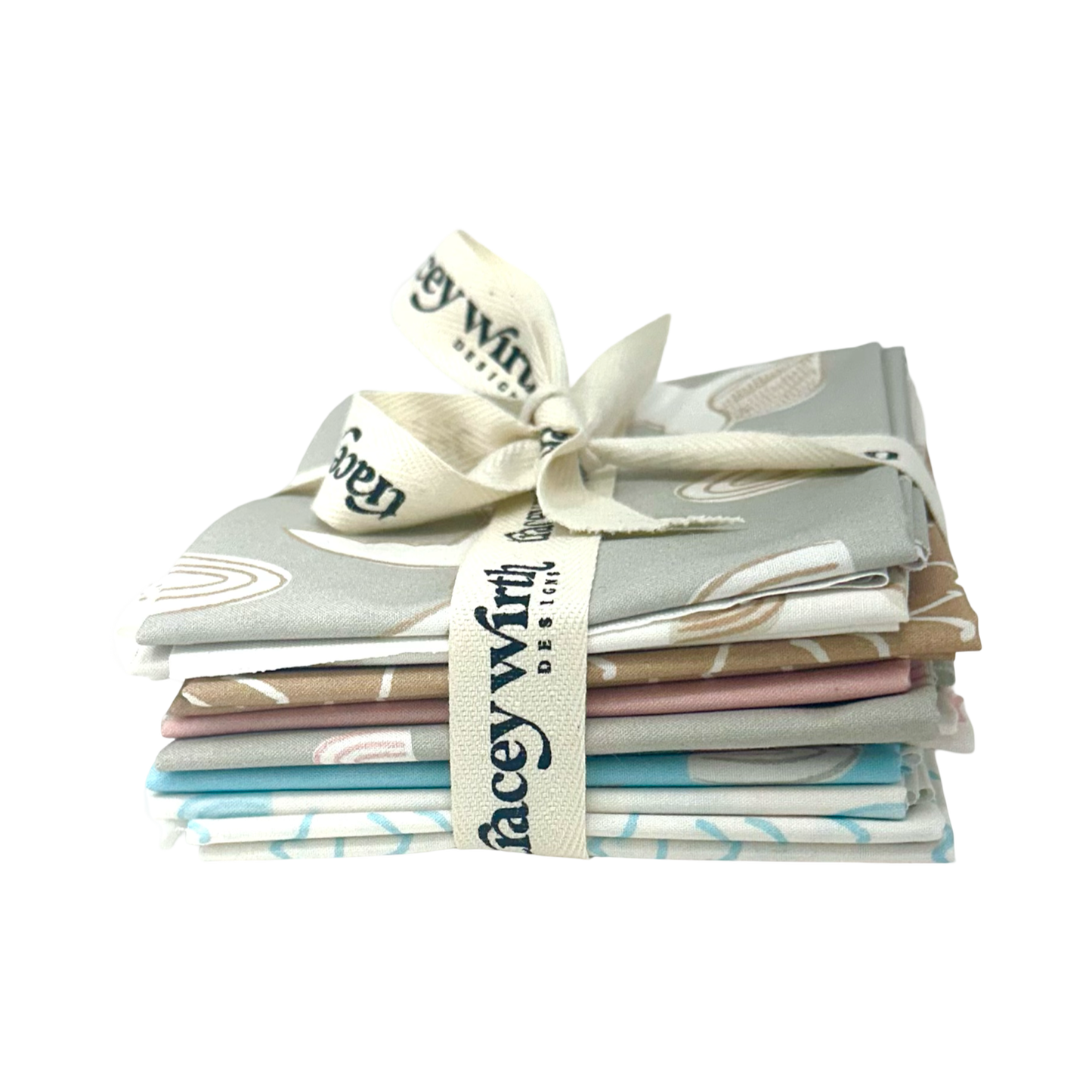 A collection of Quilting fabric that would be great for sewing a baby quilt