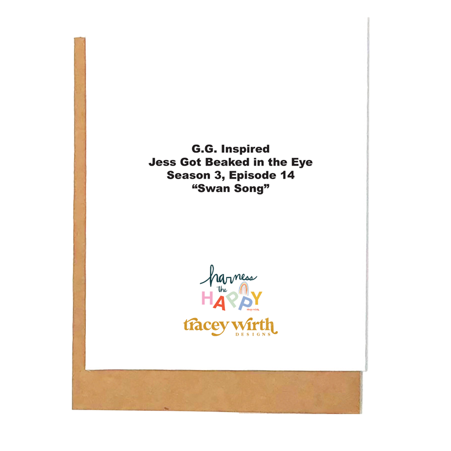 An Inspired Starz Hollow Greeting Card: SWAN FAMILY
