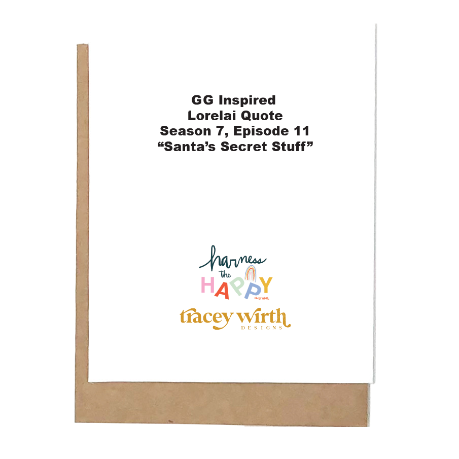 An Inspired Starz Hollow Greeting Card: GIBBERISH