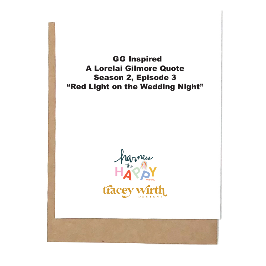 An Inspired Starz Hollow Greeting Card: SET BACK