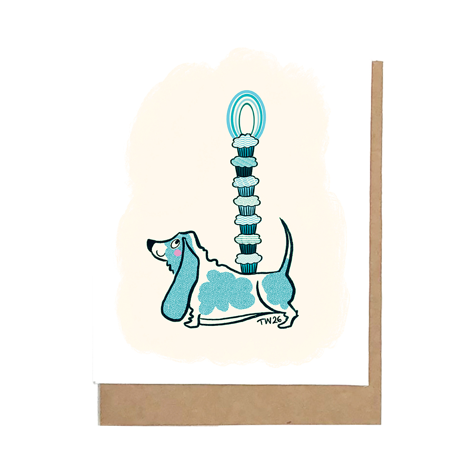 Cup Cake Tower Greeting Card